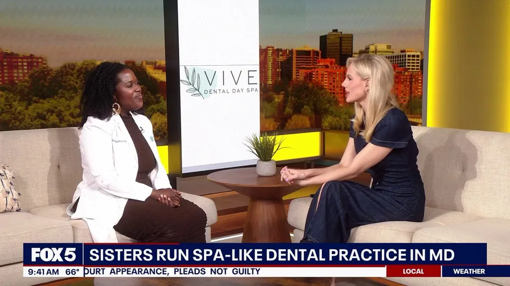 Dr. Janet Oyeledun on Fox 5 DC - Dental Spa Aesthetics